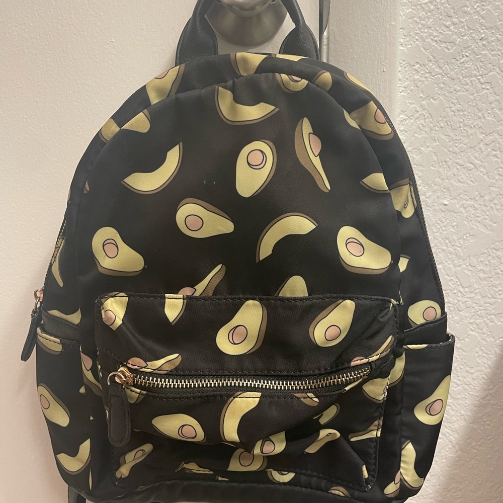 Avocado Print Mini Backpack